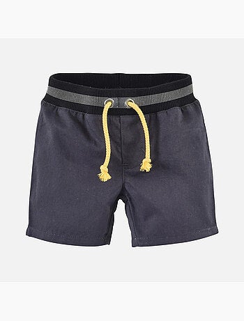BERMUDA BEBE GARCON GRIS