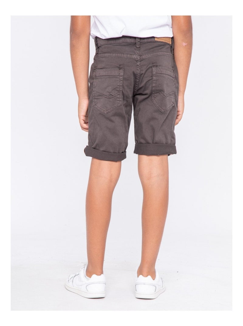 Bermuda BLOCHELLI garçon Gris foncé - Kiabi
