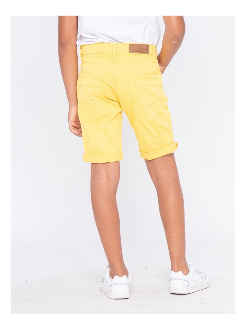 Bermuda BLOCHELLI garçon Jaune - Kiabi