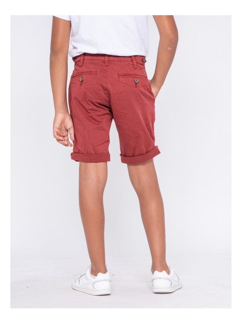 Bermuda BLOCHELLI garçon Rouge - Kiabi