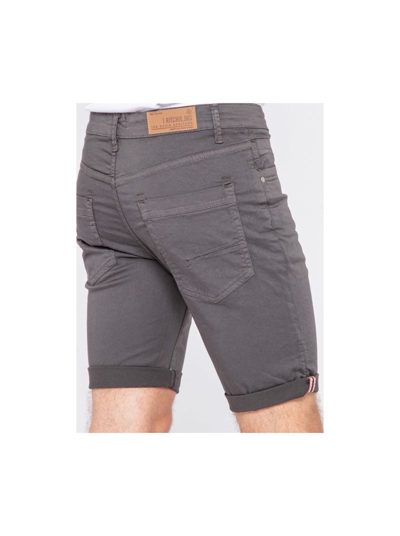 Bermuda BLOCHELLI Gris foncé - Kiabi