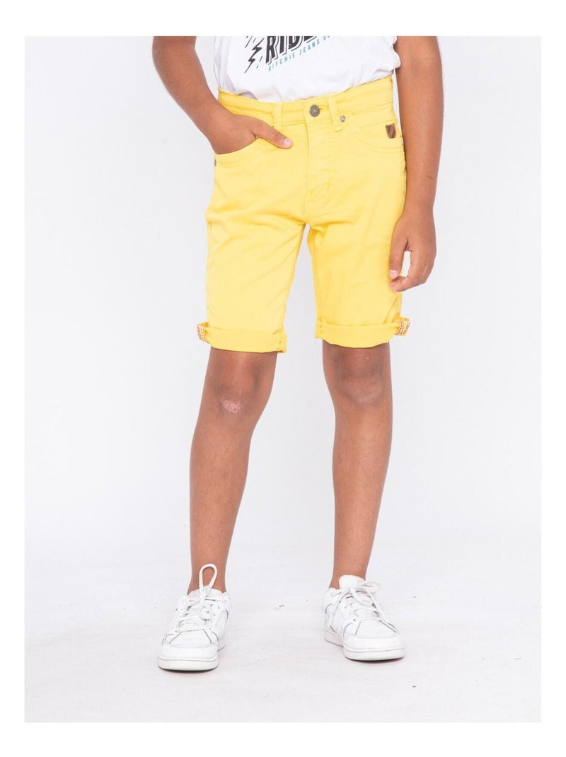 Bermuda BLOCHELLI-J Jaune - Kiabi