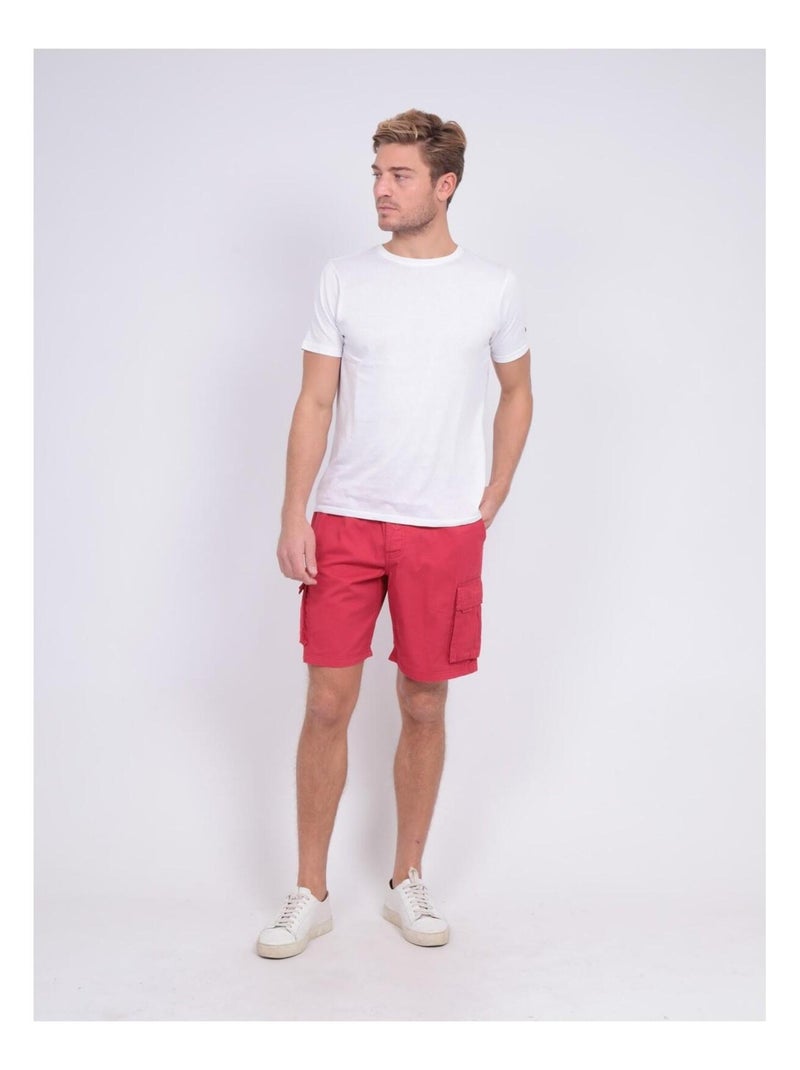 BERMUDA BURT FRENCHY Rouge foncé - Kiabi