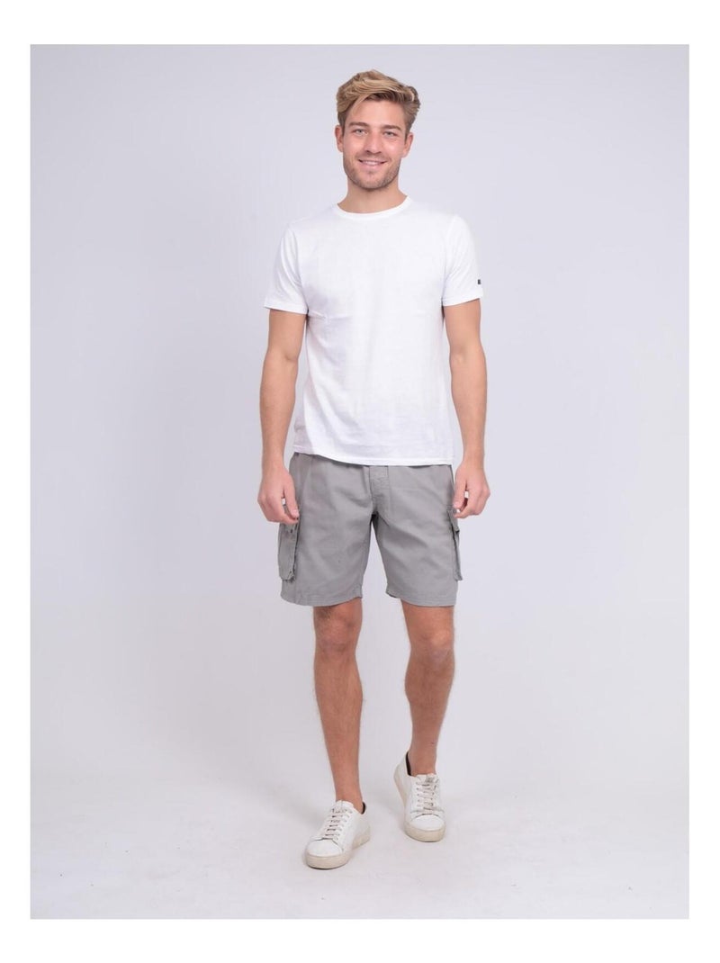 BERMUDA BURT NATURE Gris clair - Kiabi