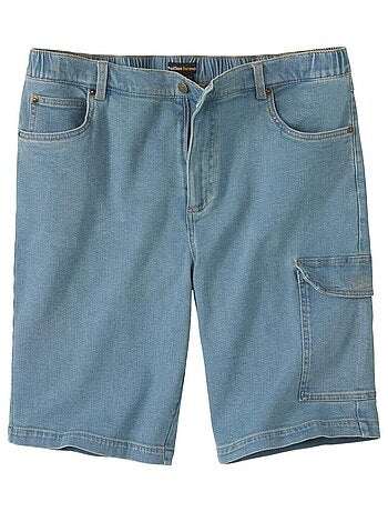 Bermuda Cargo Denim Stretch - ATLAS FOR MEN