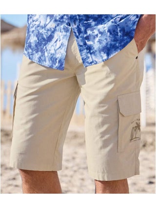Bermuda Cargo En Toile - ATLAS FOR MEN