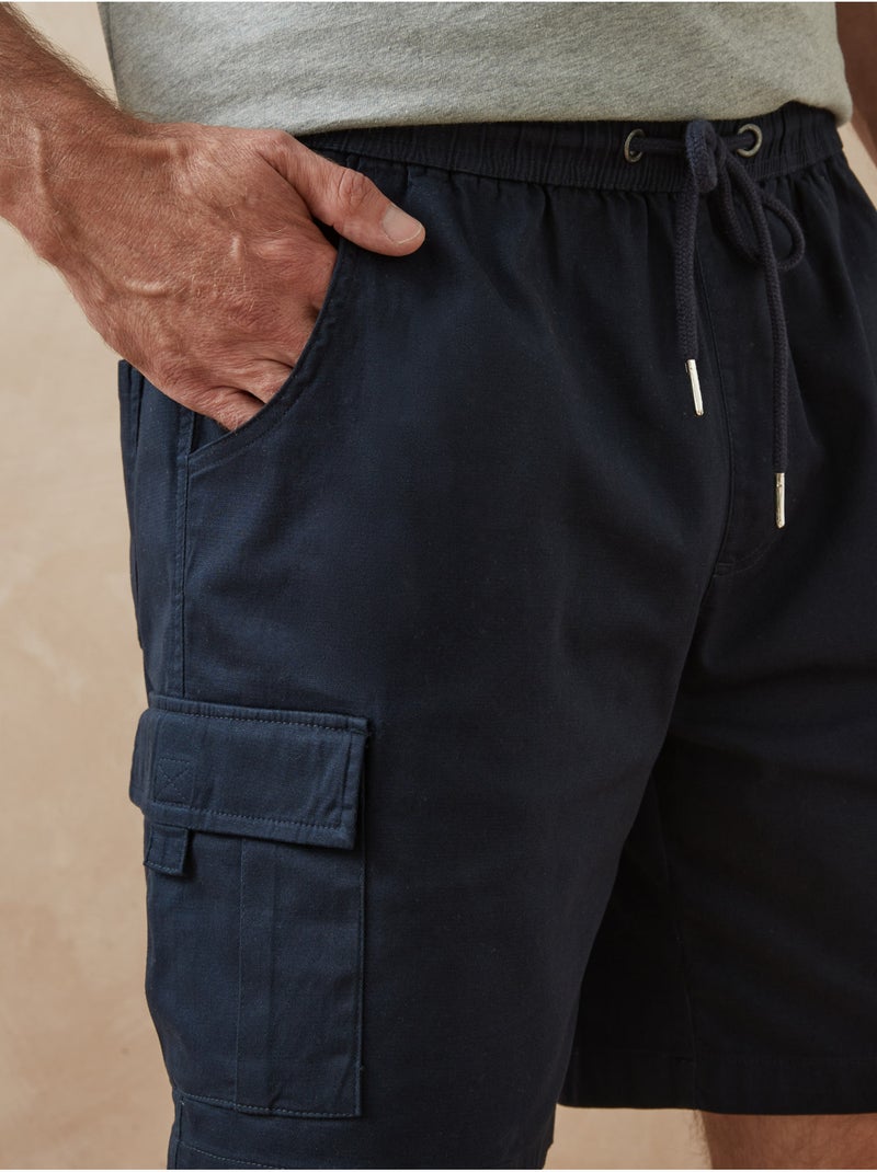 Bermuda cargo homme - DAXON Bleu marine - Kiabi