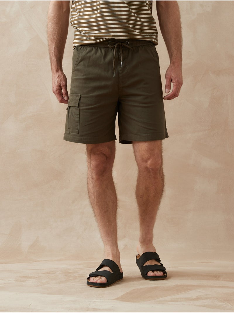 Bermuda cargo homme - DAXON Kaki - Kiabi