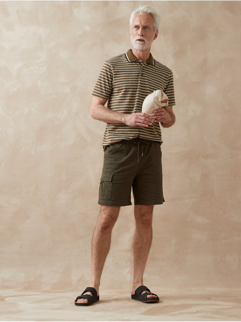Bermuda cargo homme - DAXON Kaki - Kiabi