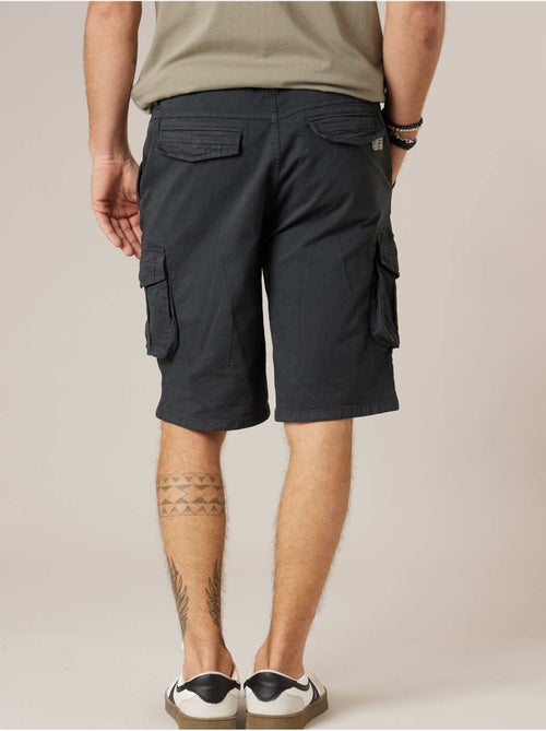 Bermuda cargo homme en coton stretch 'Deeluxe' - Kiabi
