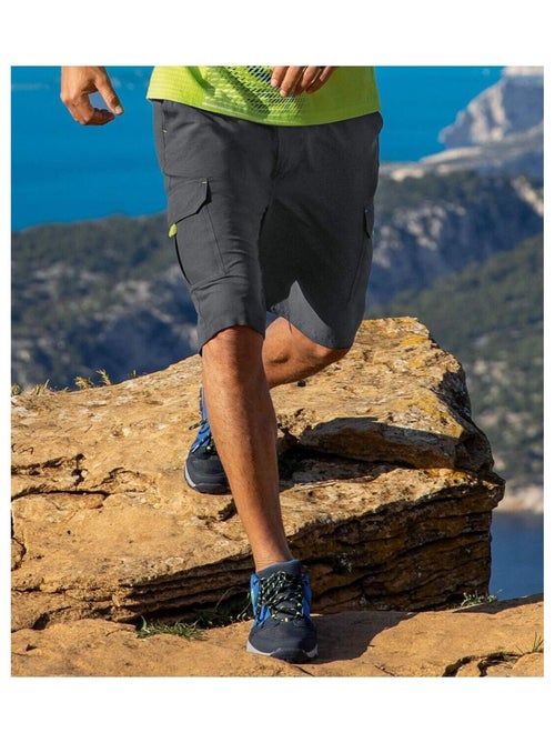 Bermuda Cargo Microfibre  - ATLAS FOR MEN - Kiabi