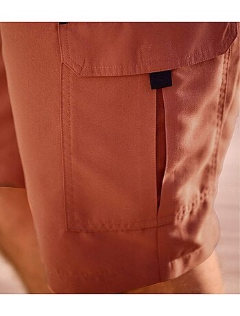 Bermuda Cargo Microfibre Terracotta - Atlas For Men