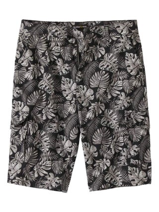 Bermuda Cargo Toile Palmiers   - ATLAS FOR MEN