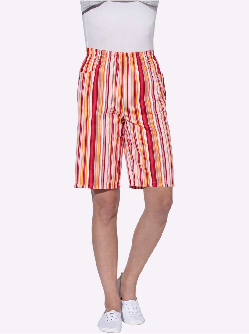 Bermuda Ceinture élastique - Taille Standard - Witt Abricot - Kiabi