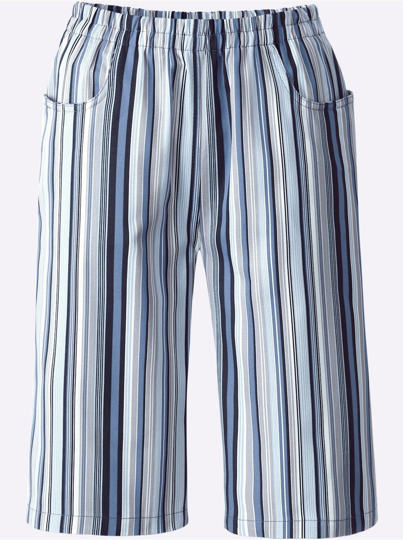Bermuda Ceinture élastique - Taille Standard - Witt Bleu jean - Kiabi