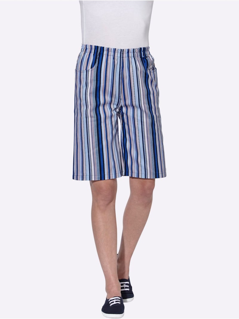Bermuda Ceinture élastique - Taille Standard - Witt Bleu jean - Kiabi