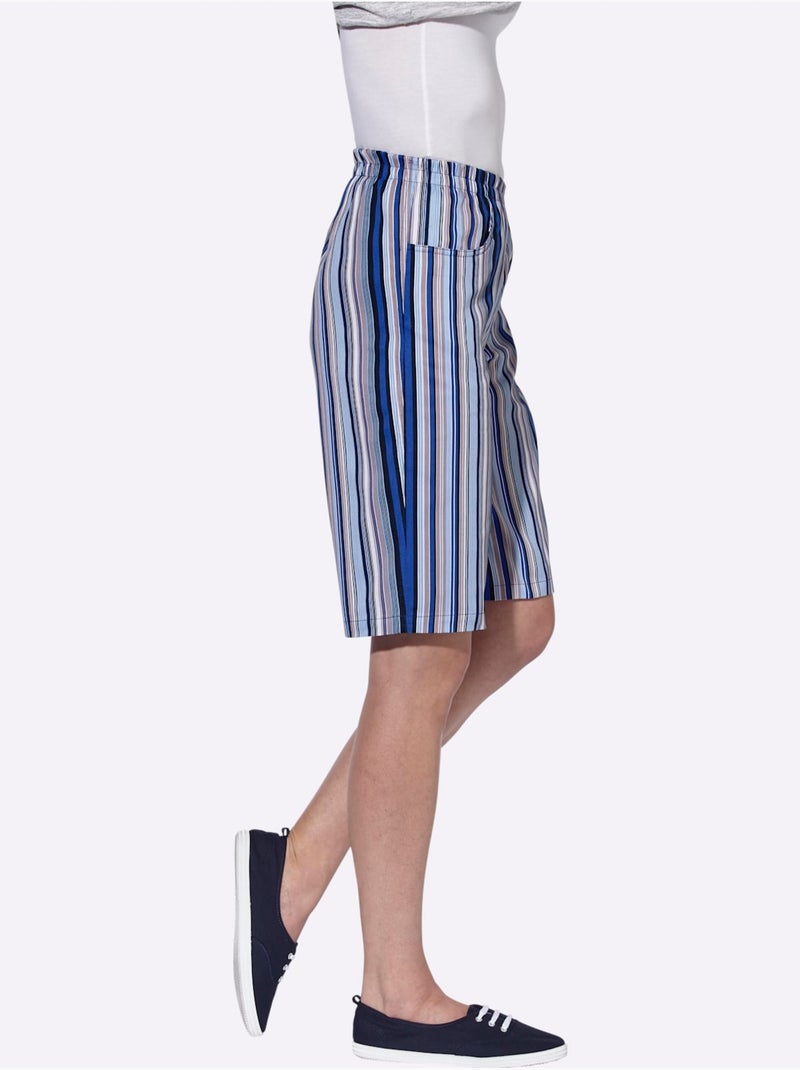 Bermuda Ceinture élastique - Taille Standard - Witt Bleu jean - Kiabi