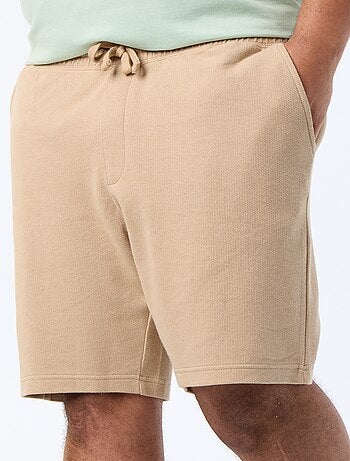 Bermuda chino à la taille élastiquée