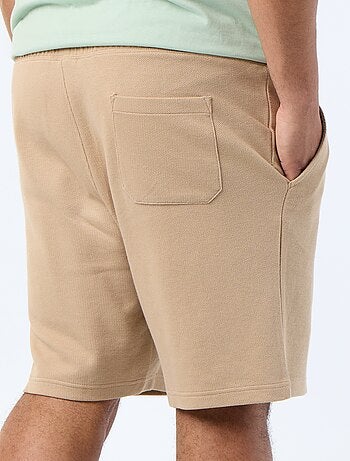 Bermuda chino à la taille élastiquée