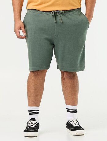 Bermuda chino à la taille élastiquée