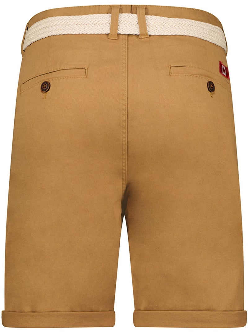Bermuda chino avec ceinture plageak – canadian peak Beige - Kiabi