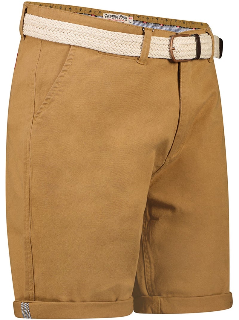 Bermuda chino avec ceinture plageak – canadian peak Beige - Kiabi