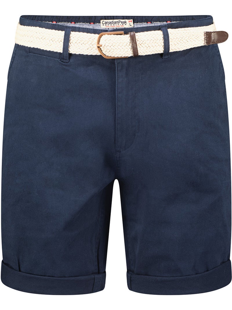 Bermuda chino avec ceinture plageak – canadian peak Bleu marine - Kiabi