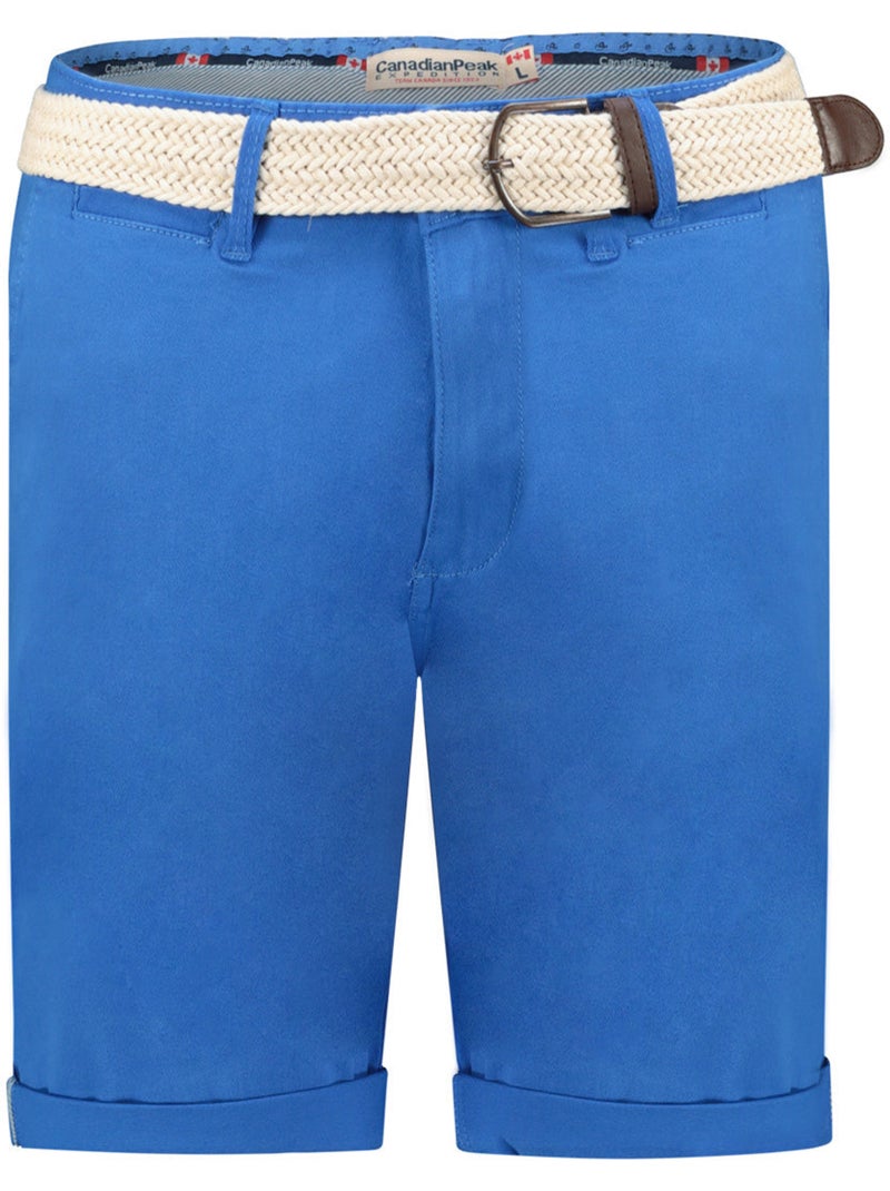 Bermuda chino avec ceinture plageak – canadian peak Bleu roi - Kiabi