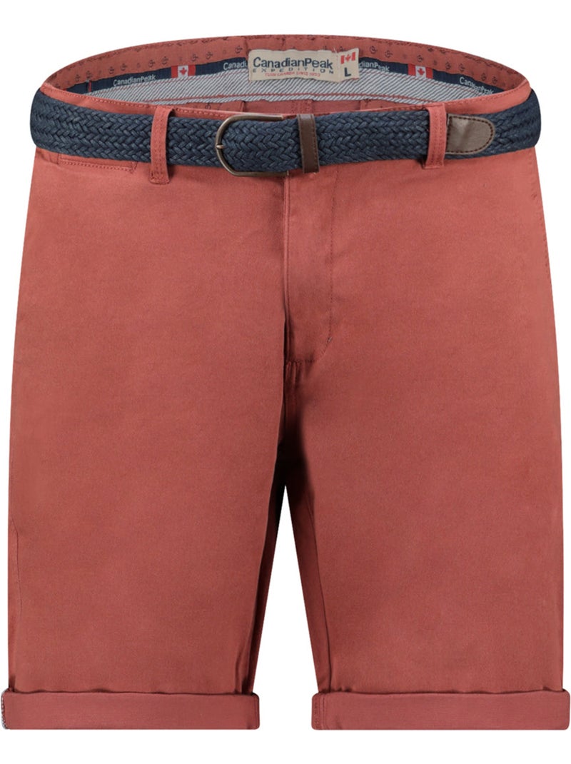 Bermuda chino avec ceinture plageak – canadian peak Brique - Kiabi