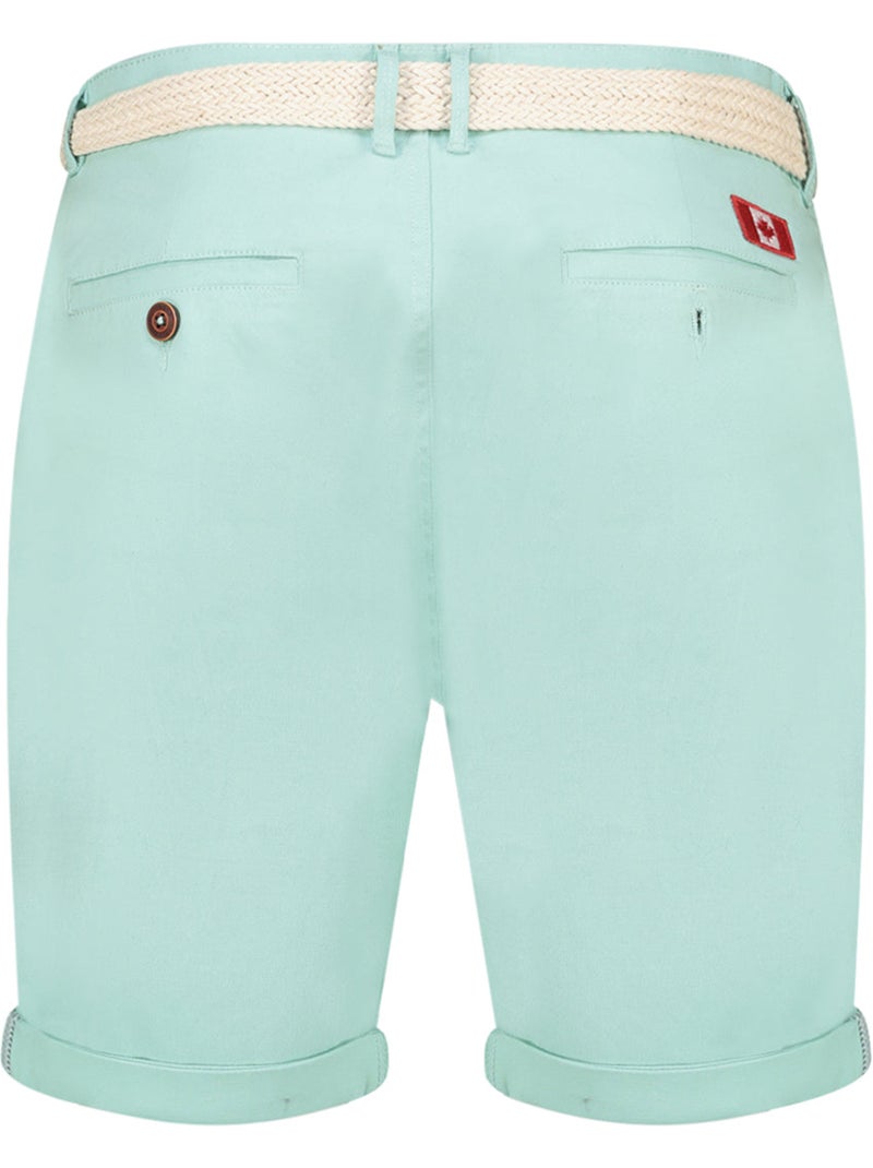 Bermuda chino avec ceinture plageak – canadian peak Menthe - Kiabi