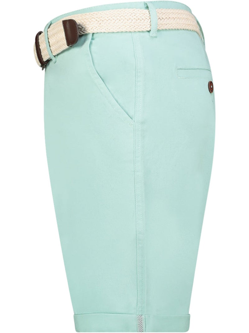 Bermuda chino avec ceinture plageak – canadian peak Menthe - Kiabi