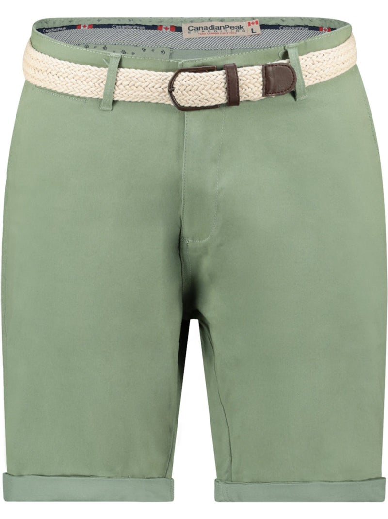 Bermuda chino avec ceinture plageak – canadian peak Vert pistache - Kiabi