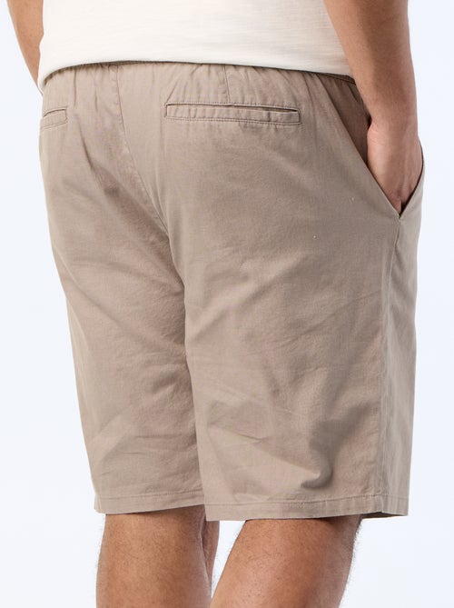Bermuda chino avec cordons de serrage - Kiabi