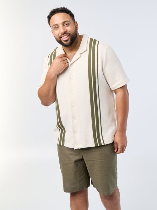 Bermuda chino avec cordons de serrage - Kiabi