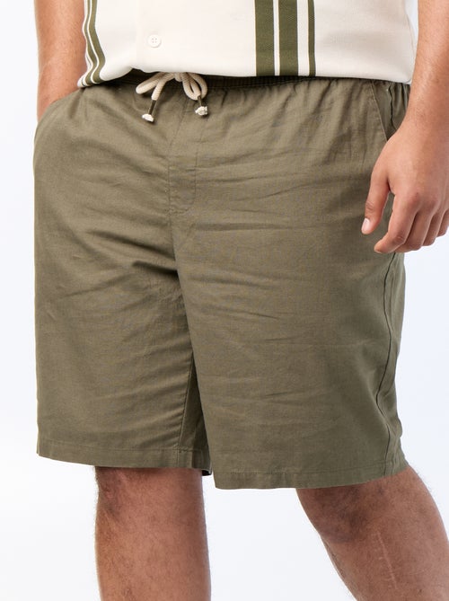 Bermuda chino avec cordons de serrage - Kiabi