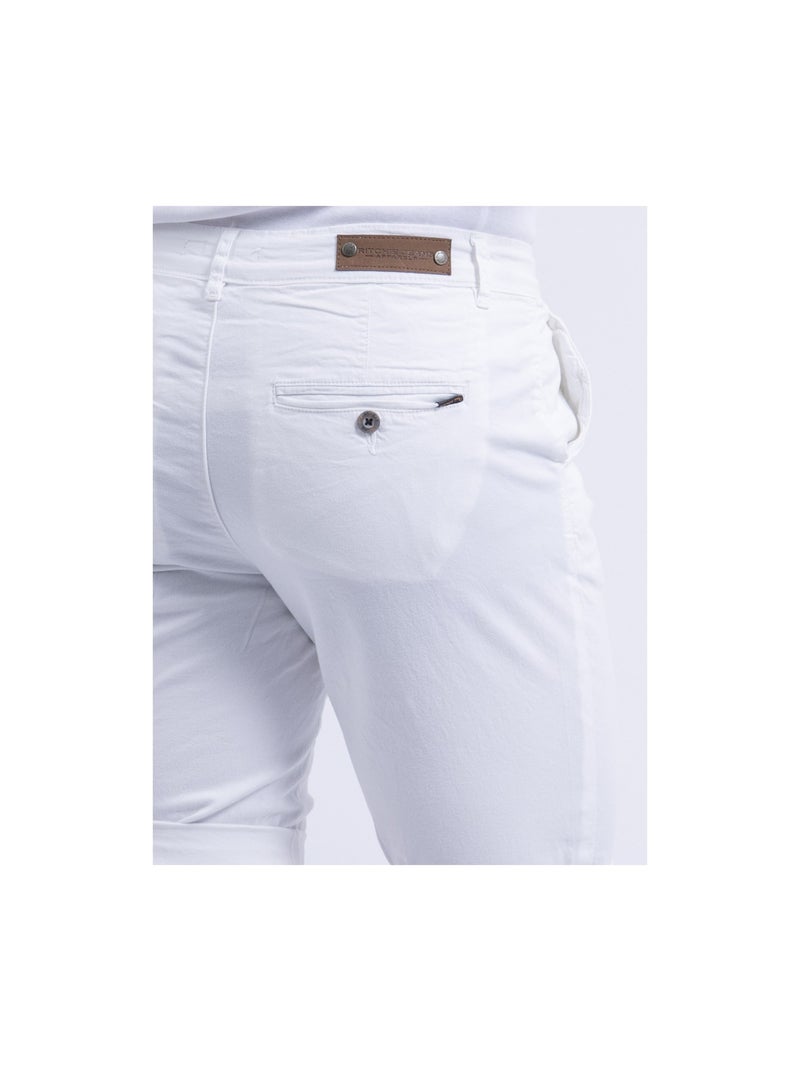 Bermuda chino BABILITO Blanc - Kiabi