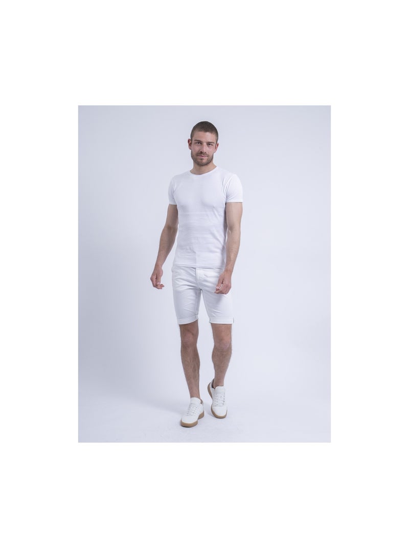 Bermuda chino BABILITO Blanc - Kiabi