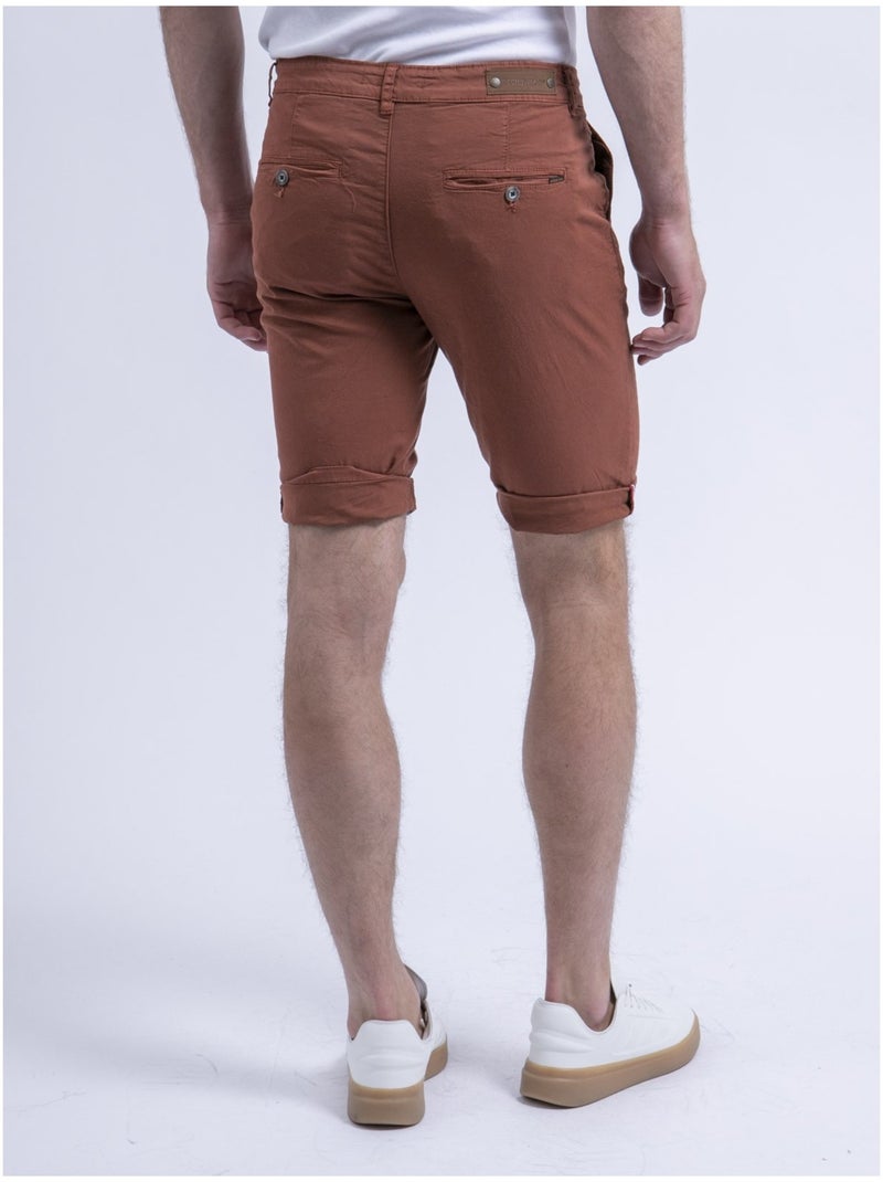 Bermuda chino BABILITO Rouge brique - Kiabi