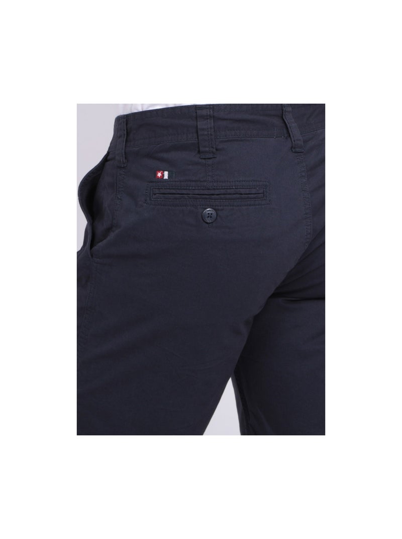 Bermuda chino BAGOO Bleu marine - Kiabi