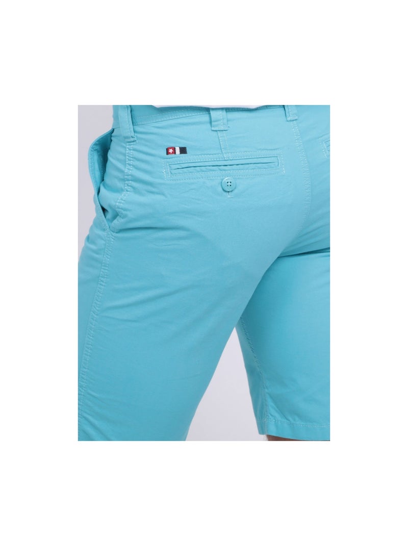 Bermuda chino BAGOO Bleu turquoise - Kiabi
