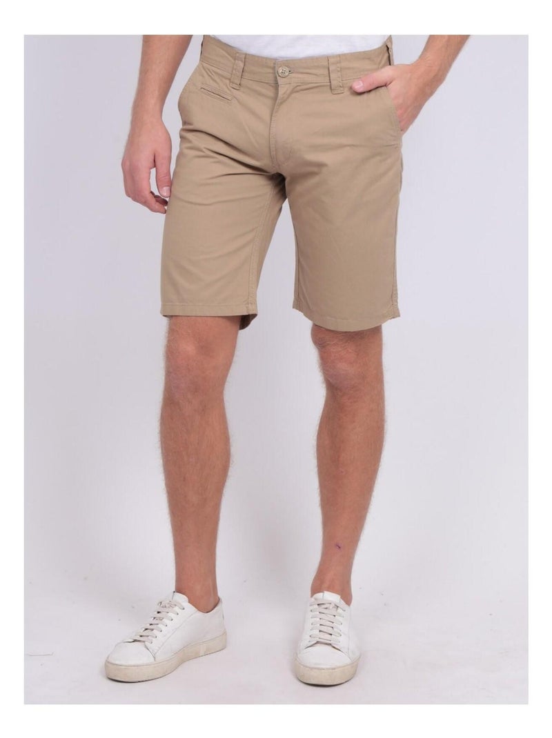 Bermuda chino BAGOO I Marron - Kiabi
