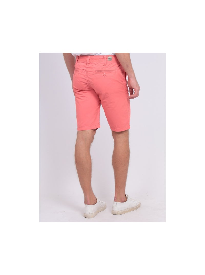 Bermuda chino BAGOO Orange corail - Kiabi