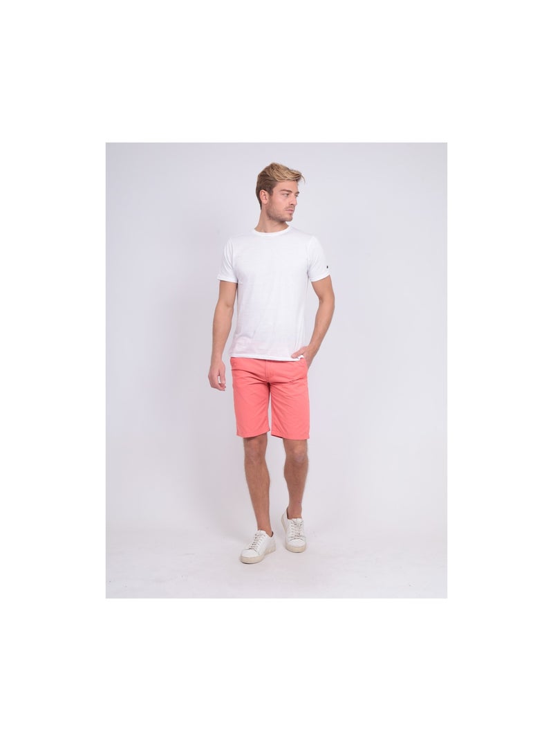 Bermuda chino BAGOO Orange corail - Kiabi