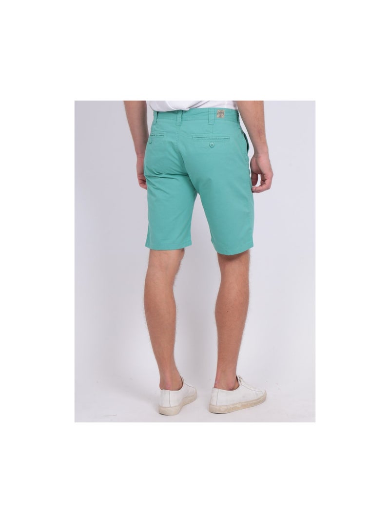 Bermuda chino BAGOO Vert d'eau - Kiabi
