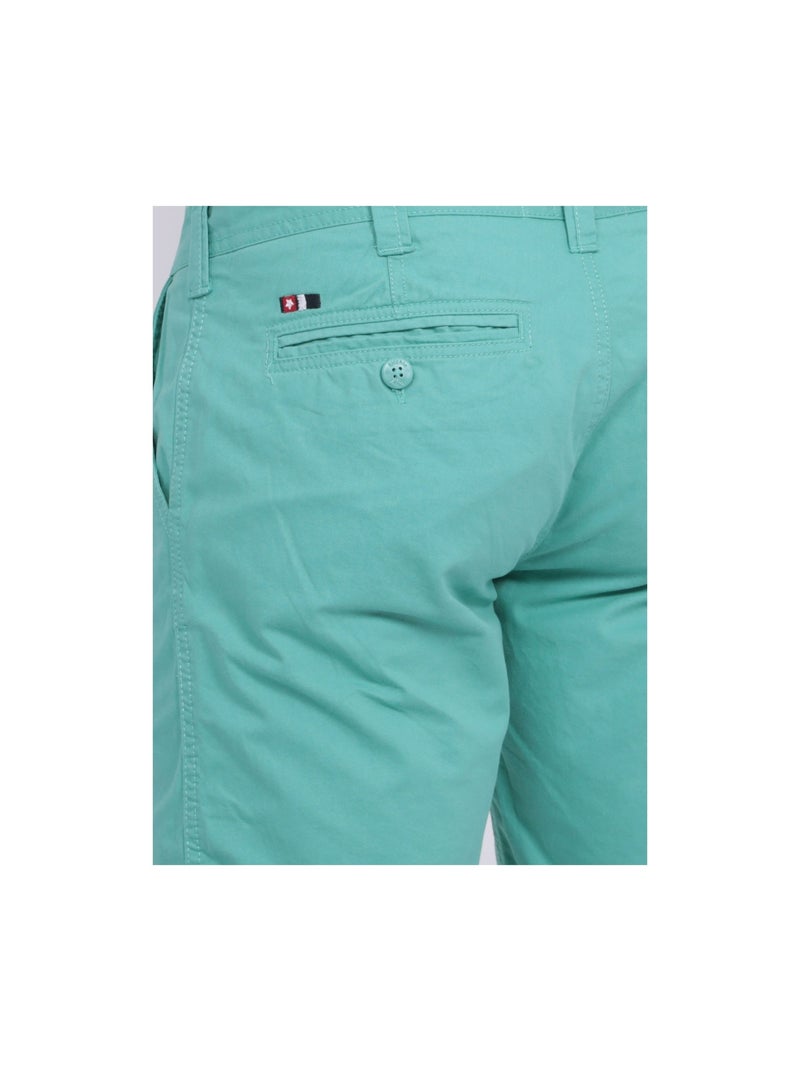 Bermuda chino BAGOO Vert d'eau - Kiabi