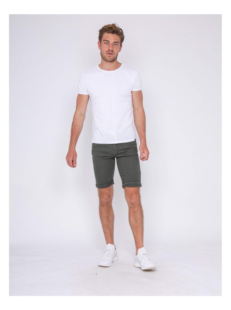 Bermuda chino BANDAL Kaki - Kiabi