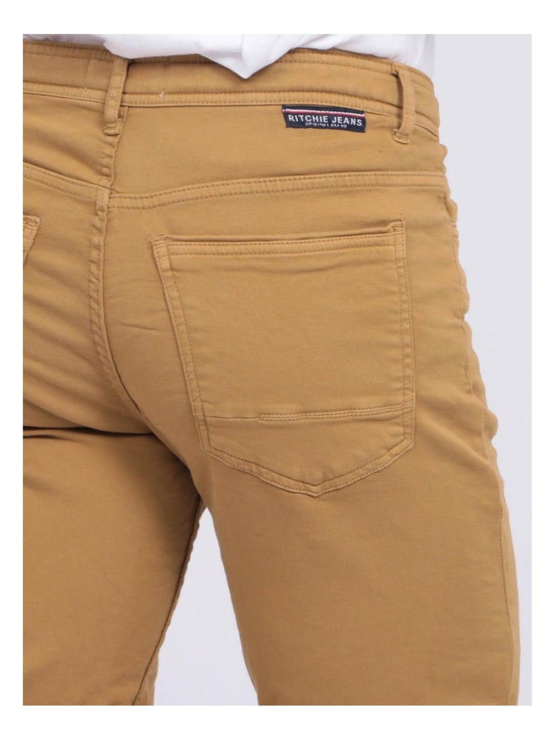 Bermuda chino BANDAL Moutarde - Kiabi