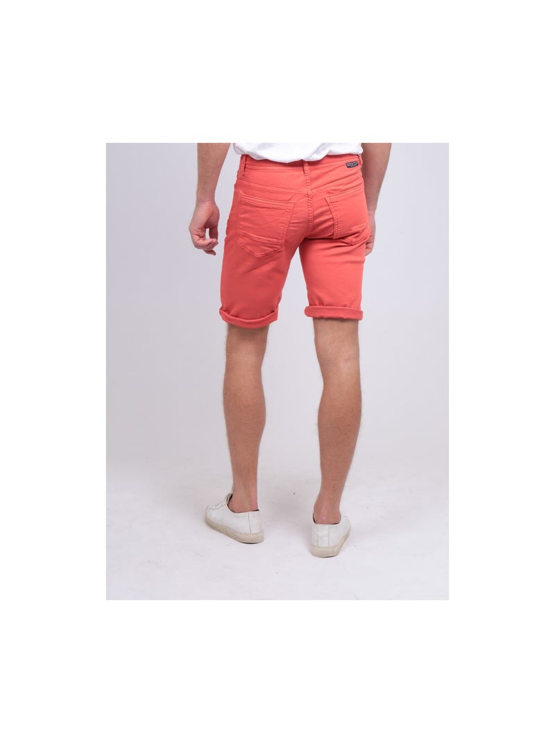 Bermuda chino BANDAL Orange corail - Kiabi