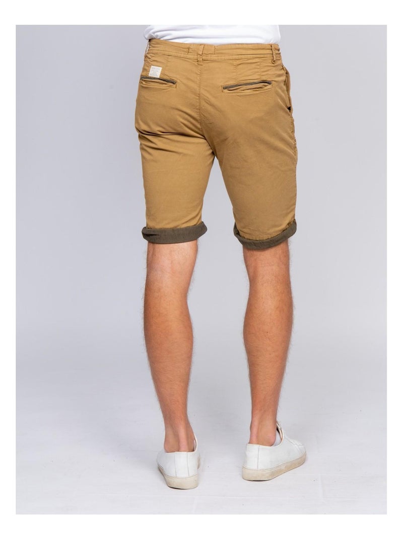 Bermuda chino BARNAS Marron glacé - Kiabi