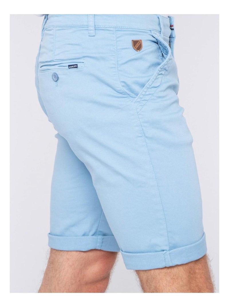 Bermuda chino BAVOLTA Bleu - Kiabi